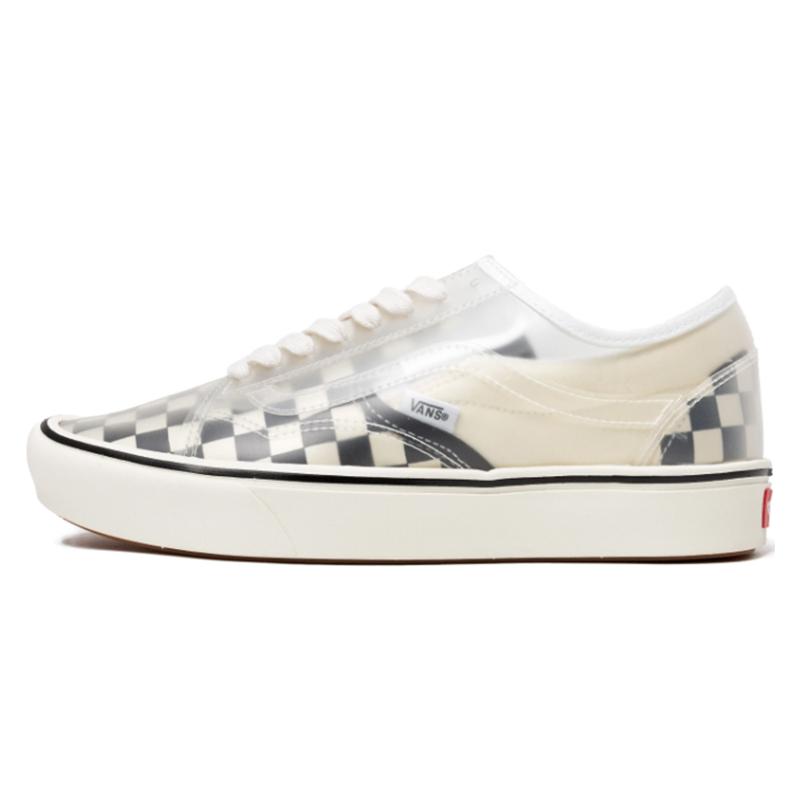 Vans Comfycush Slip-Skool 透明 黑白色 男女同款