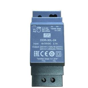 15V 明纬DDR直流转直流30L 12V 24V 30G开关电源DCDC导轨30W