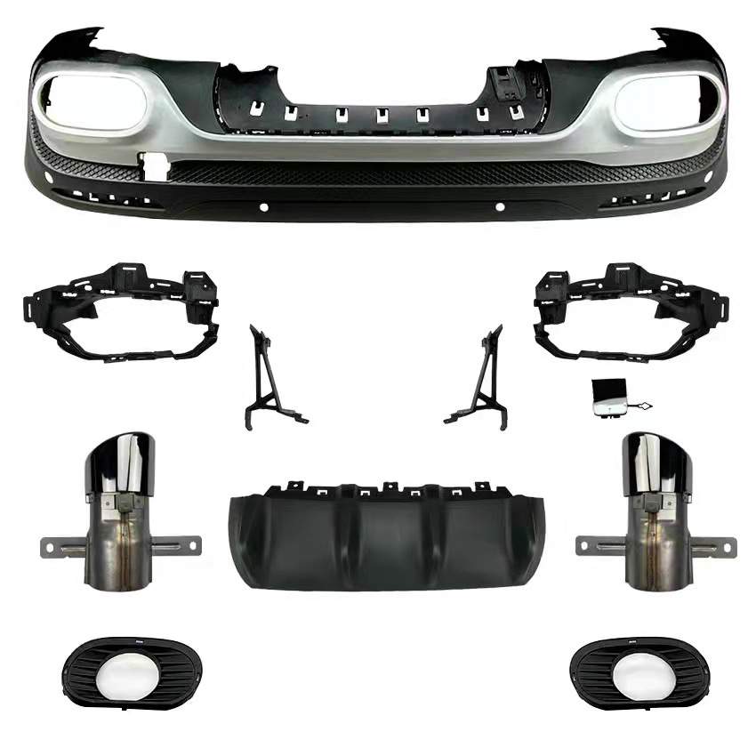 适用奔驰GLB X247 GLB180 200改GLB35 GLB45 AMG后唇尾唇尾喉改装