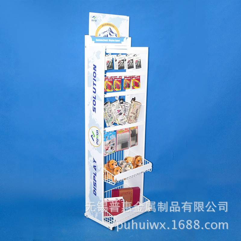 厨具展示架 平底锅陈列架 炊具展示架 厨房用品展示架 网片货架