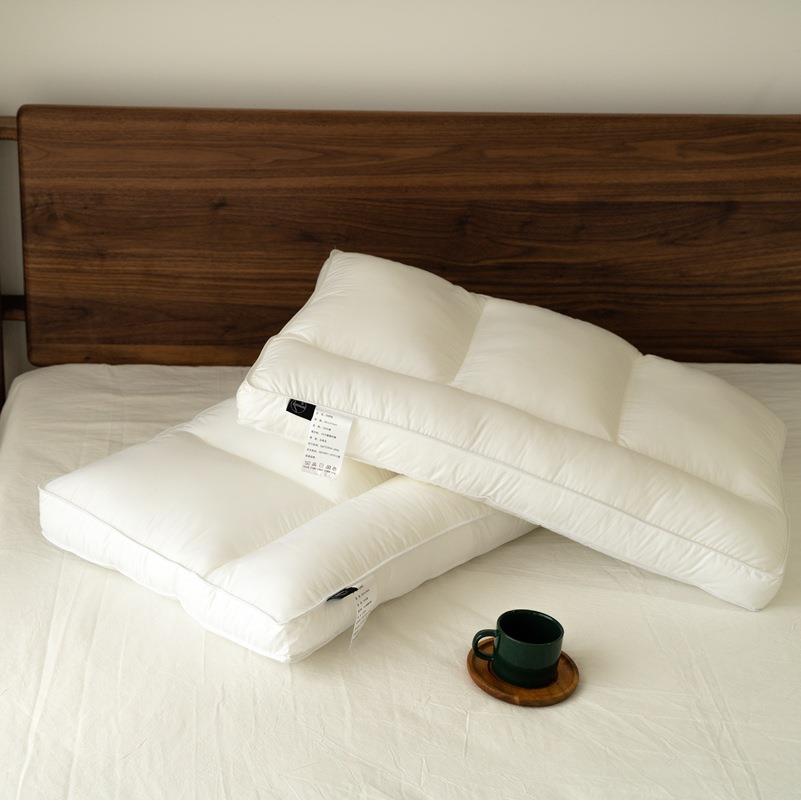 殿堂级分区恬梦枕芯零压力枕芯柔赛丝面料舒缓肩颈压力单人中枕