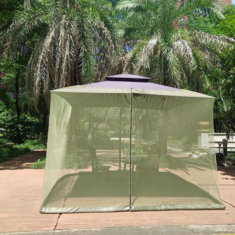 罗马伞蚊帐罩防蚊帐篷户外蚊帐网网沙遮阳伞蚊帐香蕉太阳伞防蚊网