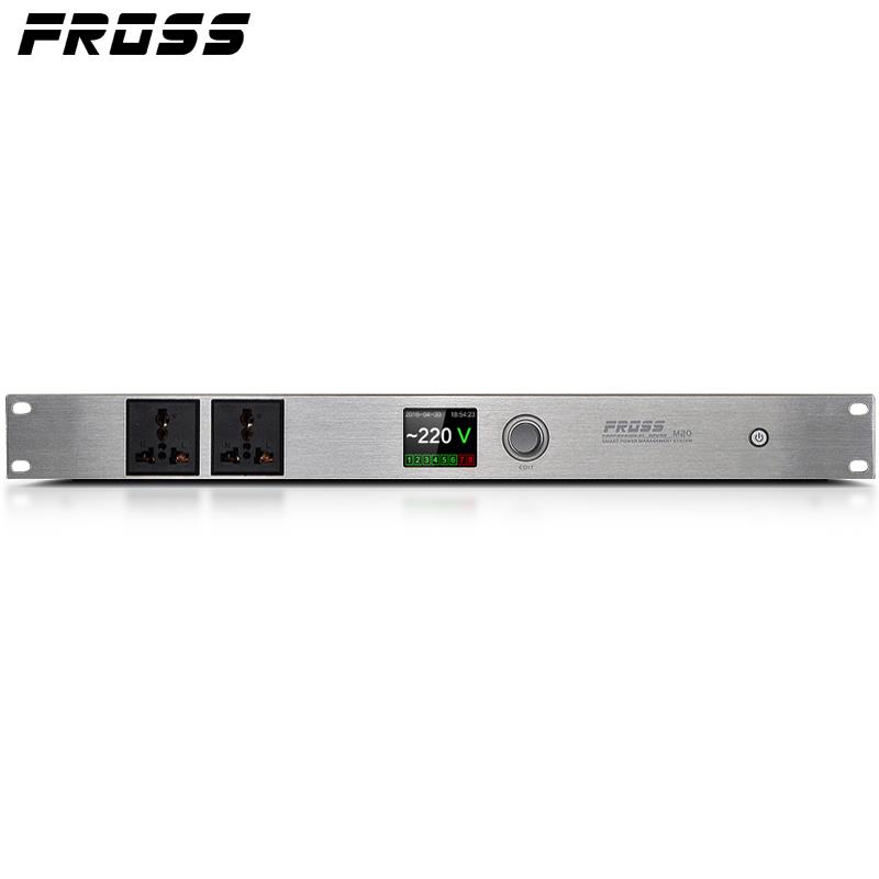 Fross/沸斯 M20 8路电源时序器 专业液晶数字电源管理器滤波保护