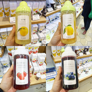 日本原装正品杉养蜂园水果蜂蜜柚子巨峰柠檬草莓果汁蜜饮料