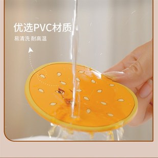 加厚PVC咖啡杯防滑隔热垫家用杯垫套装 餐厅防水防d油杯子垫 亚马