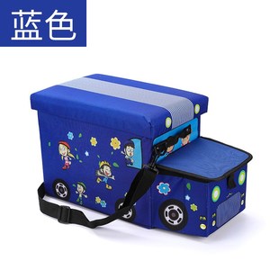 轮滑鞋 凳 儿童收纳凳储物凳s牛津布创意旱冰鞋 汽车收纳箱可坐换鞋