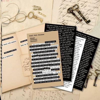 406 Vitage Text ectio Stiers  文纸