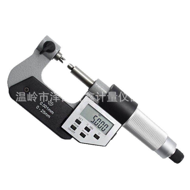 青海数显电子螺纹千分尺螺纹规中径t千分尺0-25-50-75-100mm