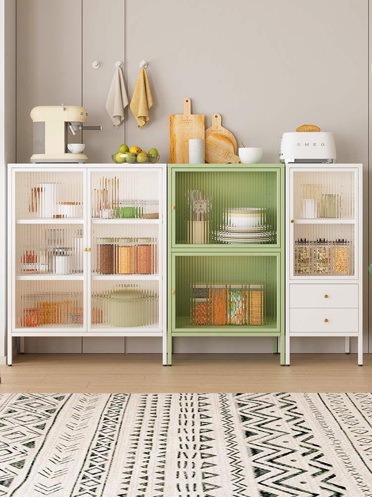 易丰新铁餐具柜客厅防尘茶酒柜厨房储物柜餐具碗筷子铁柜,收纳整理,收纳柜,淘宝优惠券,粉丝福利购,淘宝优惠卷