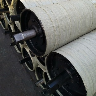 皮带输送机内装滚筒排渣滚筒陶瓷橡胶传动滚筒鹏飞