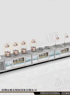 酒店移动餐台buffet 商用保温炉设备保温台 电加热布菲台自助餐台