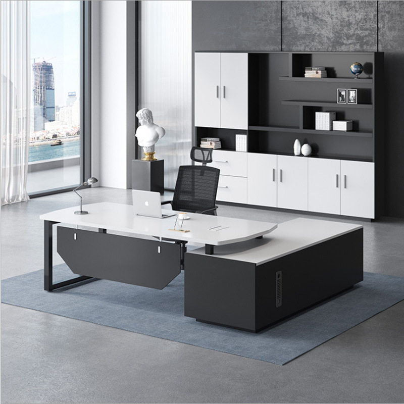 总经理桌简约现代办公室家具主管桌老板办公桌椅组合商用单人办公,商业/办公家具,大班台/主管桌,淘宝优惠券,粉丝福利购,淘宝优惠卷