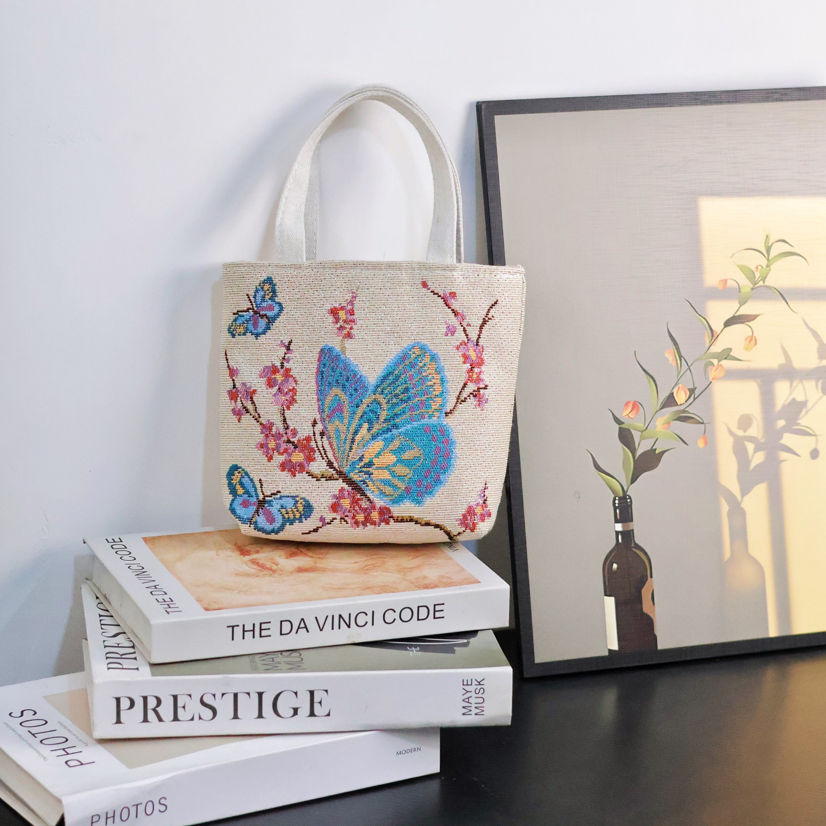 新款手提包双面金丝加厚耐磨耐脏时尚百搭款刺绣带拉链手拎外出,箱包皮具/热销女包/男包,通用款女包,淘宝优惠券,粉丝福利购,淘宝优惠卷