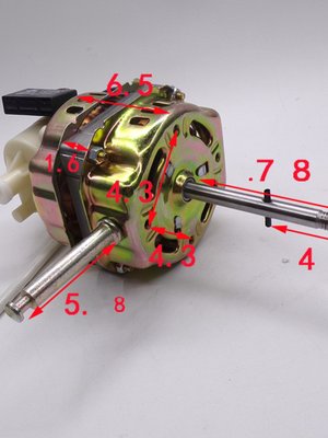 电风扇电机台扇落地扇风扇纯马达通用家用电风扇配件摇头电机头