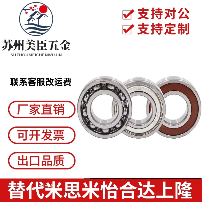 NSK日本进口深沟球轴承16100 16101 16001 16002 16003 16004ZZ
