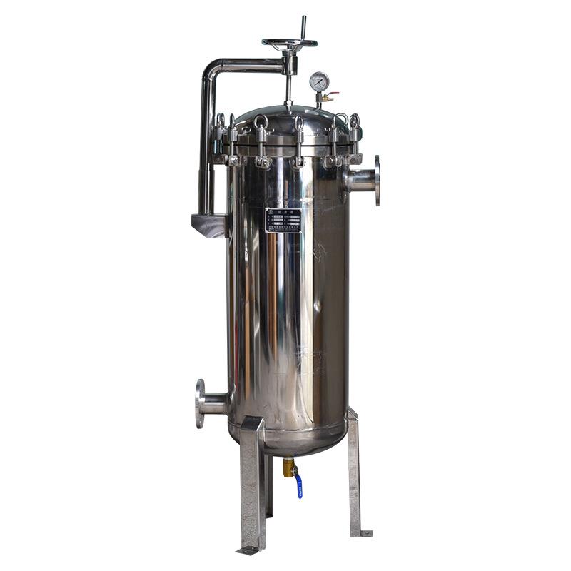 大流量精密保安过滤器PP折叠滤芯RO反渗透纯水精密前置过滤设备