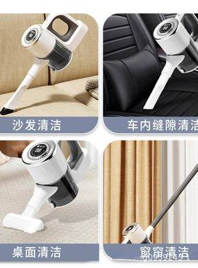 无线手持式吸载电尘SLL家用车洗脱便地毯一体无线可充携大吸力吸
