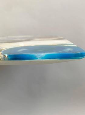 板后F119现代轻奢七玛瑙茶几/别设墅酒店样房大平层计师款玛彩瑙