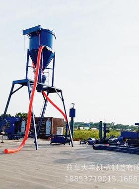 贵州材力粉料清库气抽送机气压粉煤灰68142装车机水建泥清库吸灰