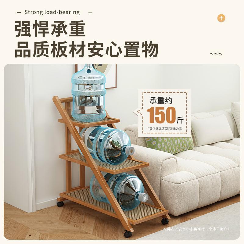 多功能推车沙茶几移可折GFO叠发客厅家玻用实木动璃收纳现代简约