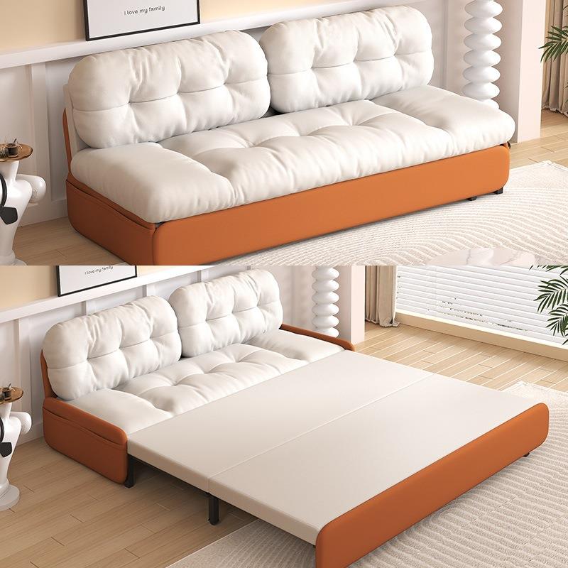 法客式发沙床奶油风云朵沙发厅小户物型折叠两用20OZY25新款抽拉