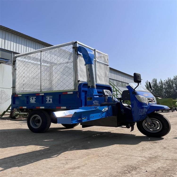 户铡外收购秸压块打机青贮NED饲包草揉丝打捆机自走式柴秆油三轮