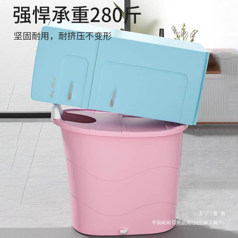 加厚大人澡桶成沐QNE浴泡桶塑料浴缸浴家用小户型洗澡桶新款盆人