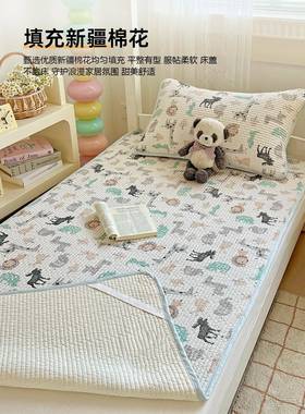 学件生宿舍全棉床盖单件加厚夹季棉单人NFD寝室单专用纯棉床三套