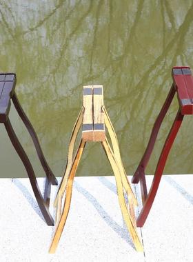 实木A型筝古支架通用加粗三色选厂古筝89259架可家