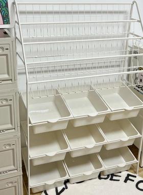 儿童架家用阅读区绘本架多层宝玩XOG具纳架置物架书收落地宝简易