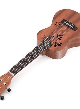 23寸里沙CS-SD10比利蝶恋花尤克里ukule直le他乌克丽丽四弦琴小吉