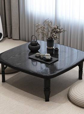 叠桌炕桌家用上地桌饭桌OJM榻榻米小桌床书折桌折叠餐桌宿舍用小