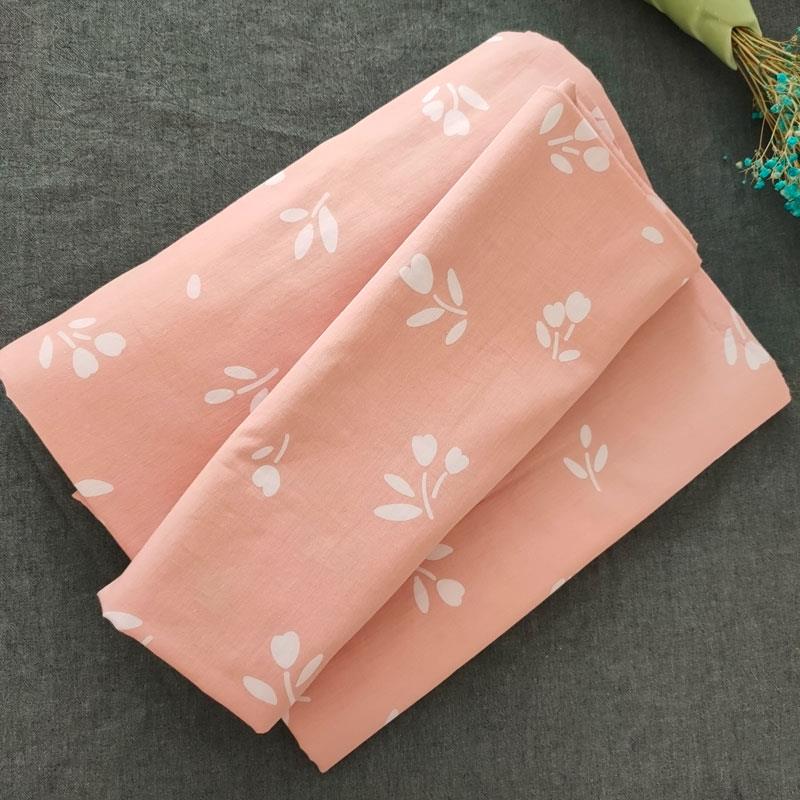 TRI0a类水洗棉F7757MMT床单单件亲肤细腻单被个被套罩格清新小碎