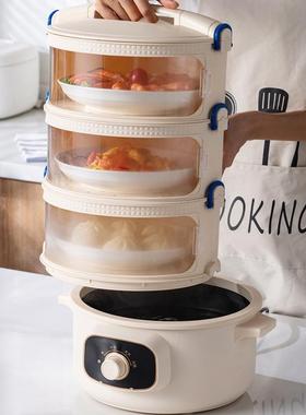 电热食物温保菜多罩纳可插电热1EW63211饭菜保温盒层可叠加保鲜收