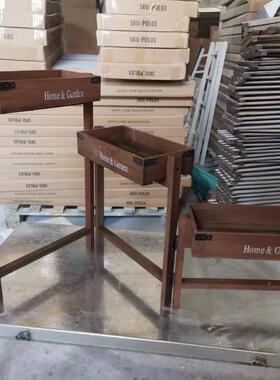 折叠伸缩架多植物花收纳架置架实54883物木植肉物架复古架阳台客