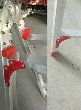 铝合金大关节人字折32598叠伸缩两用梯梯家加厚工程用一字梯升降