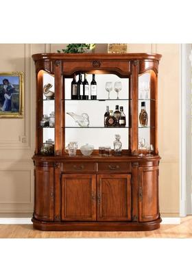 式乡村ZG-52092实美餐边柜欧式复多功古能酒柜储物收纳柜木装饰客