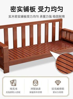 中实木沙发组合家用客拆厅小式户型57889三现人位直排代简约木质