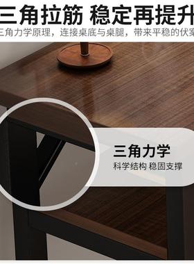 书桌学生学租习现桌代双人家用桌子出房简ALE21104易子电脑桌窄靠