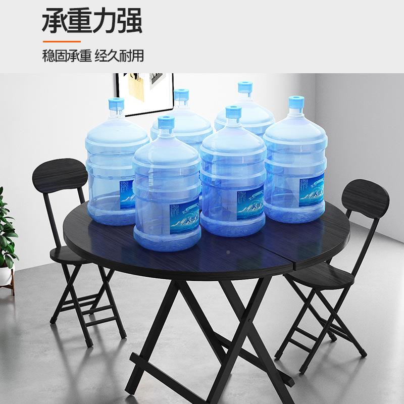 可叠桌餐桌家用小户型加大椅IAL长方形舍小方桌吃折饭桌宿摆摊便