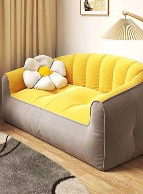 房间懒沙发可榻躺发可睡阳人daiwD8CD台单双人小沙宿舍休闲躺椅子