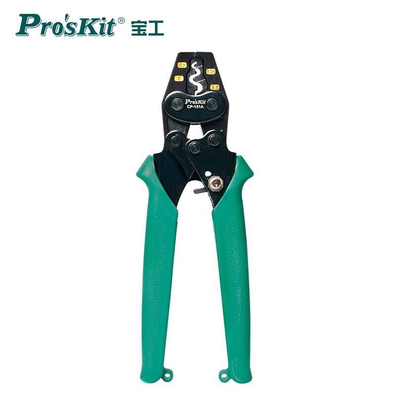 Pro`skit/宝工 CP-151A 迷你刺轮压着钳可多规格Y0.裸端子压接钳