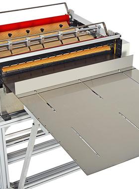 纺布全自动切切布机植绒HIK布无切断机针织电布毛毡布皮革下料脑