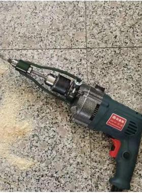 手电钻方孔钻打固定38486器简易携便式榫夹头打器榫附件套装