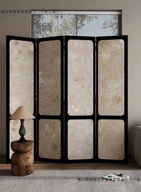 法中花卉屏风隔古断客厅客厅背餐厅沙发63459景玄关式遮挡装饰移