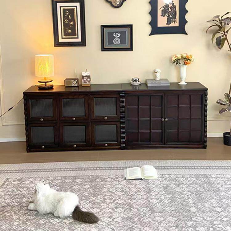 美式实木客组合柜双双门电视双厅门酒柜单门酒柜简抽约柜客厅9951