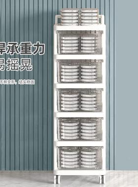 纳物车家用客厅储抽屉柜子学整理生多XUS层可移收动落地小推车置
