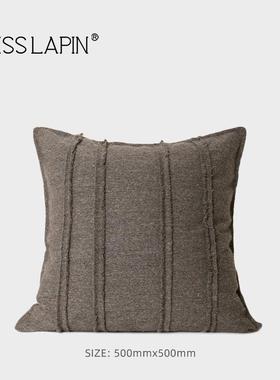 品家样居米咖色系酒店板澜间DHB抱枕套轻奢客发厅沙靠枕方枕腰枕