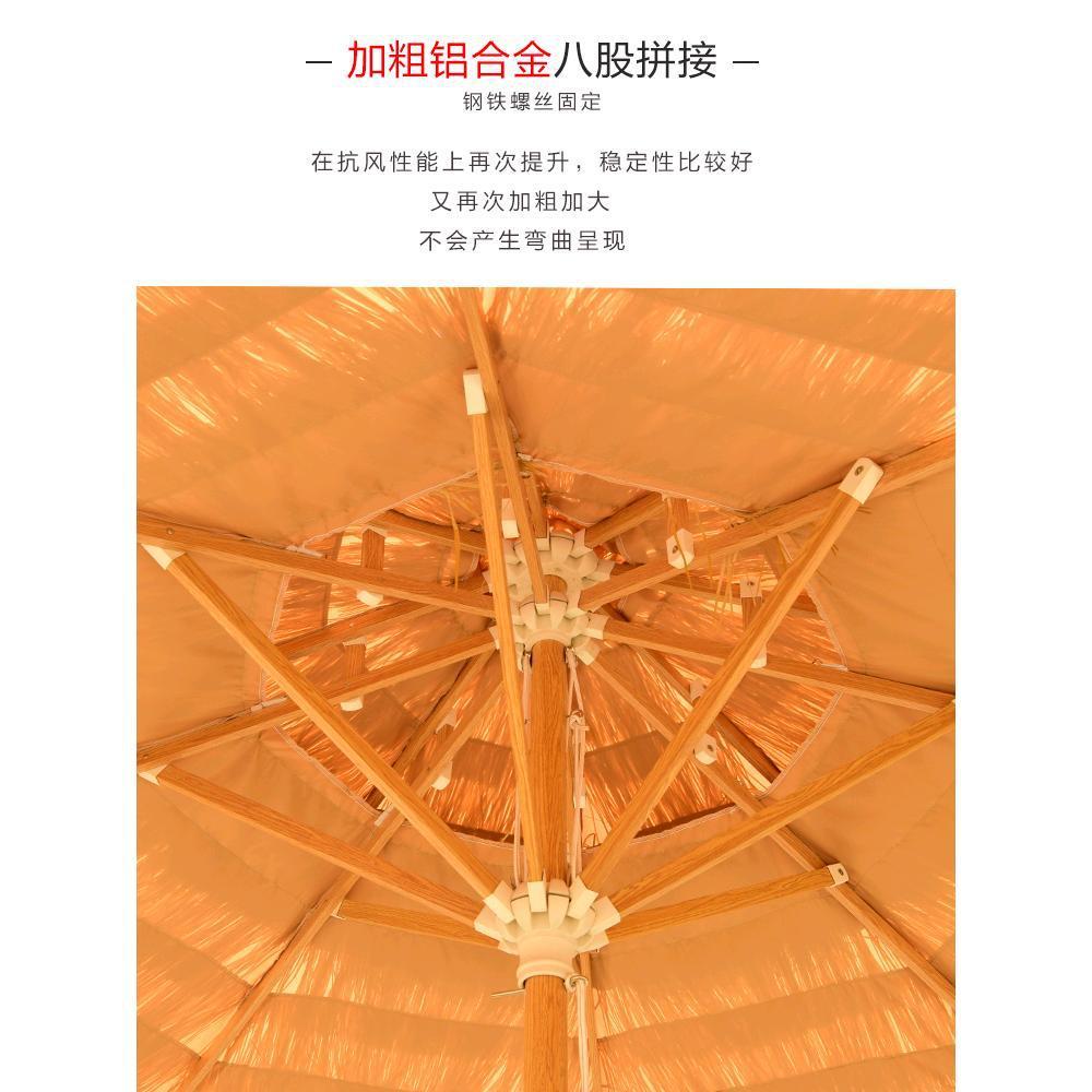 户外遮阳伞茅草伞庭花乐毛园稻草伞农家网院红草伞WPI室外中柱太