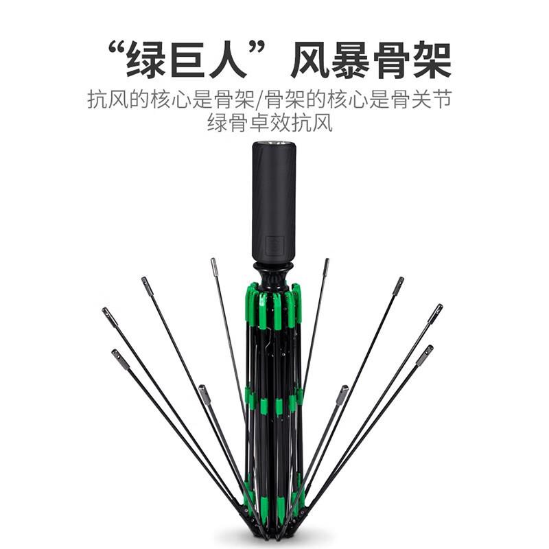 左都（ZUODU德国全自动）雨伞男加女大加加固厚折叠伞加大ZD008超